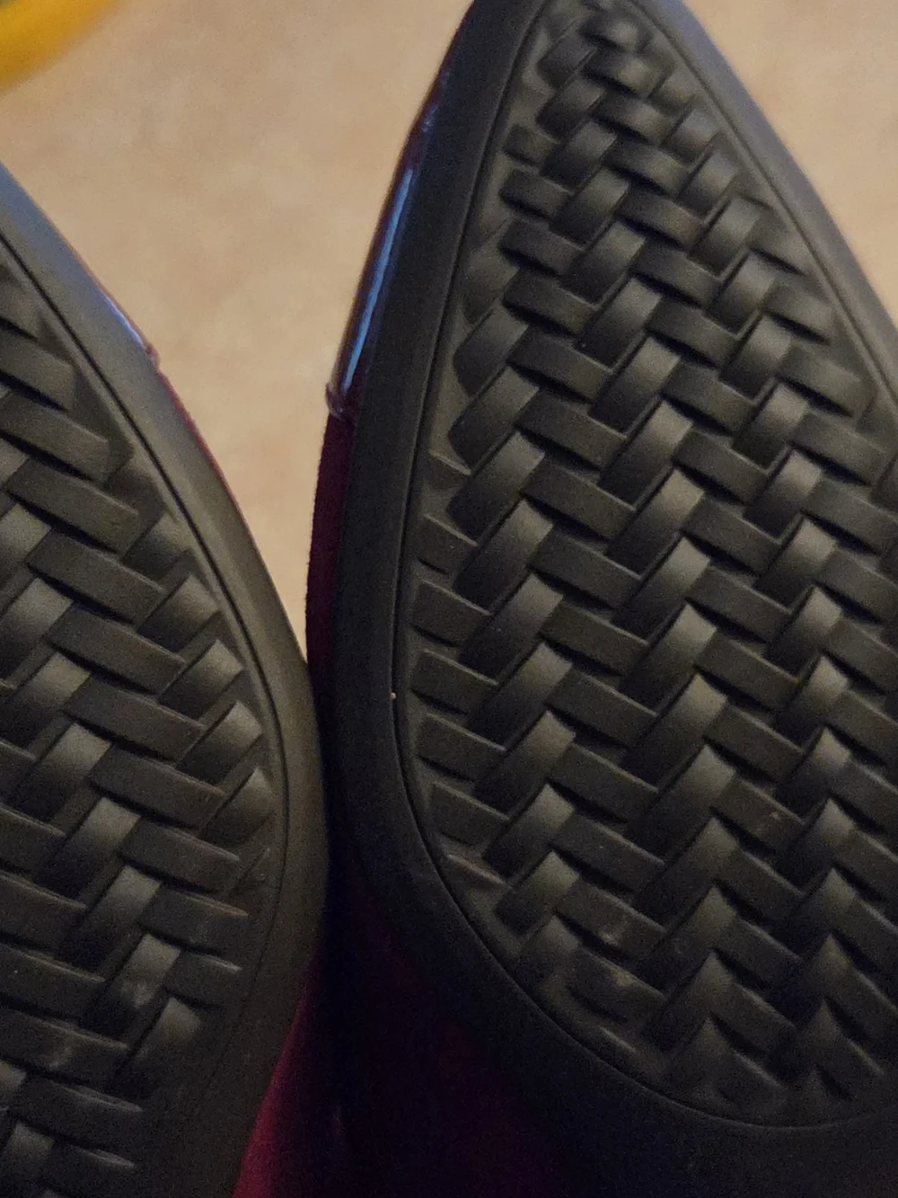 Cole Haan Burgundy Suede and Patent NWOB Sz 8.5